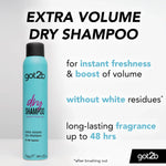 Schwarzkopf Got2b Refresh Dry Shampoo Extra Volume 200ml
