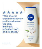 NIVEA COCONUT & JOJOBA OIL SHOWER CREAM 250 ML