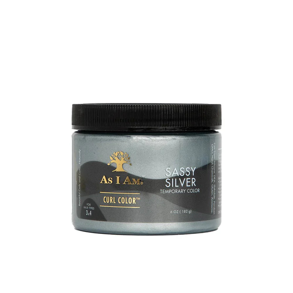 As I Am Temporary Curl Color Sassy Silver 182g/6oz