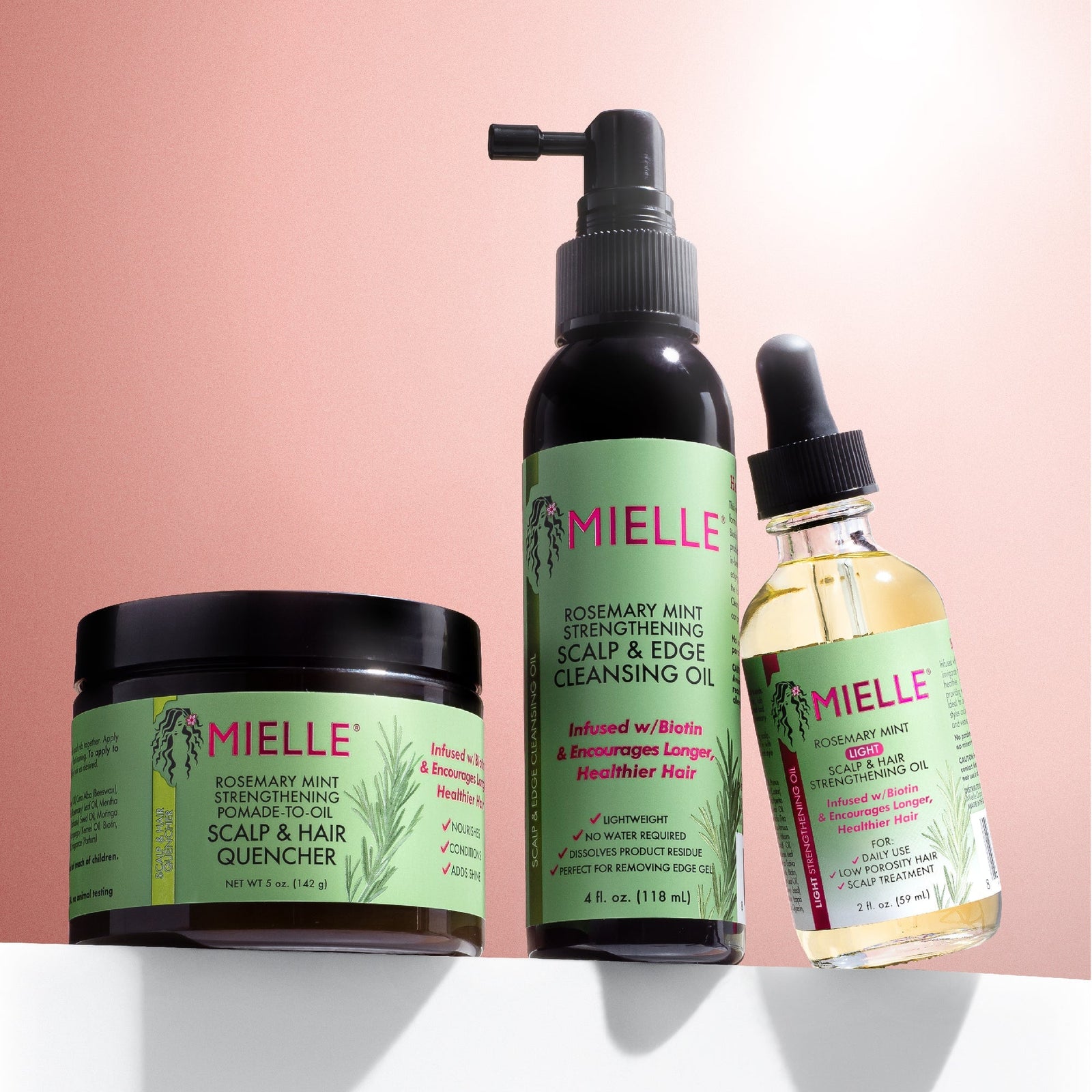 Mielle Organics Rosemary Mint Scalp & Edge Cleansing Oil 118ml/4oz