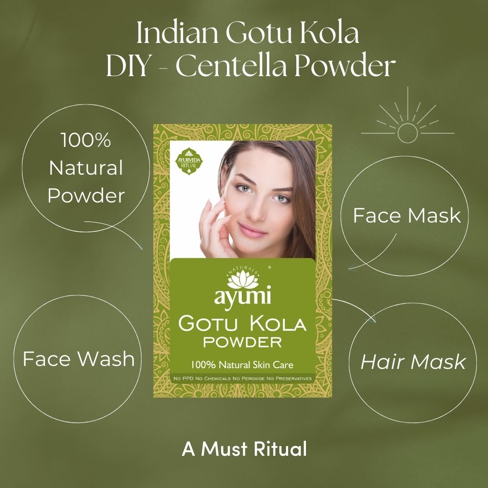 Ayumi Gotu Kola | Centella | Face Wash | Mask | Powder 100g