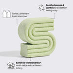 Kitsch Tea Tree & Mint  Anti Dandruff Clarifying Shampoo Bar 91g
