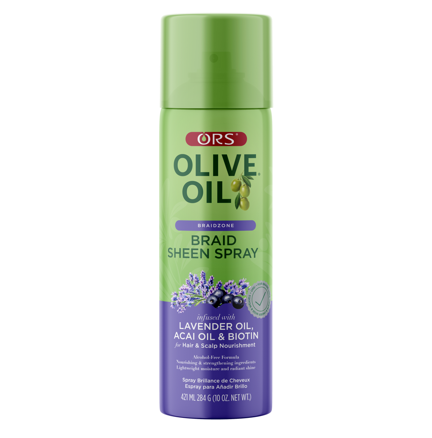ORS OLIVE OIL BRAIDZONE BRAID SHEEN SPRAY (10.0 OZ)