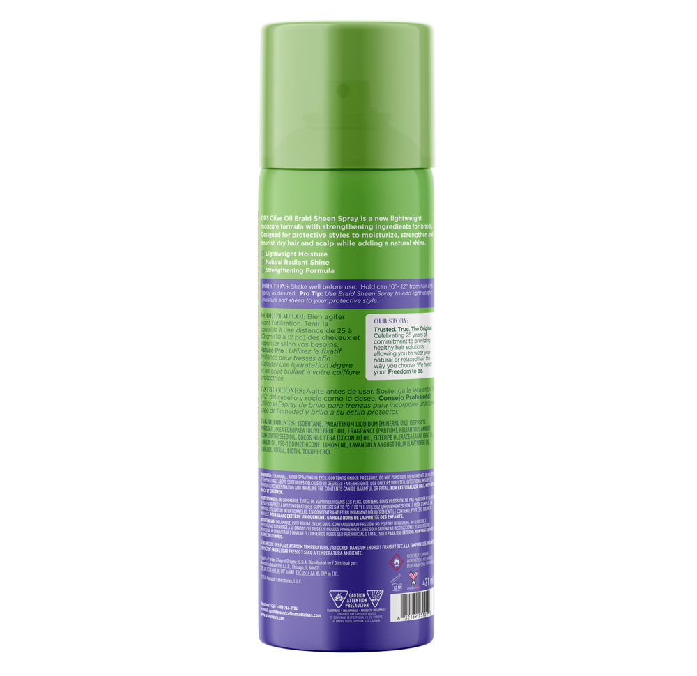 ORS OLIVE OIL BRAIDZONE BRAID SHEEN SPRAY (10.0 OZ)
