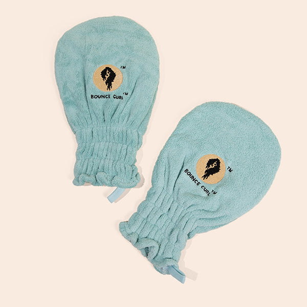 Bounce Curl Hair Drying Mittens