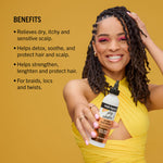 Aunt Jackie's Curls & coils  Dry Clean! No Rinse Scalp Refresh 177ml/5oz