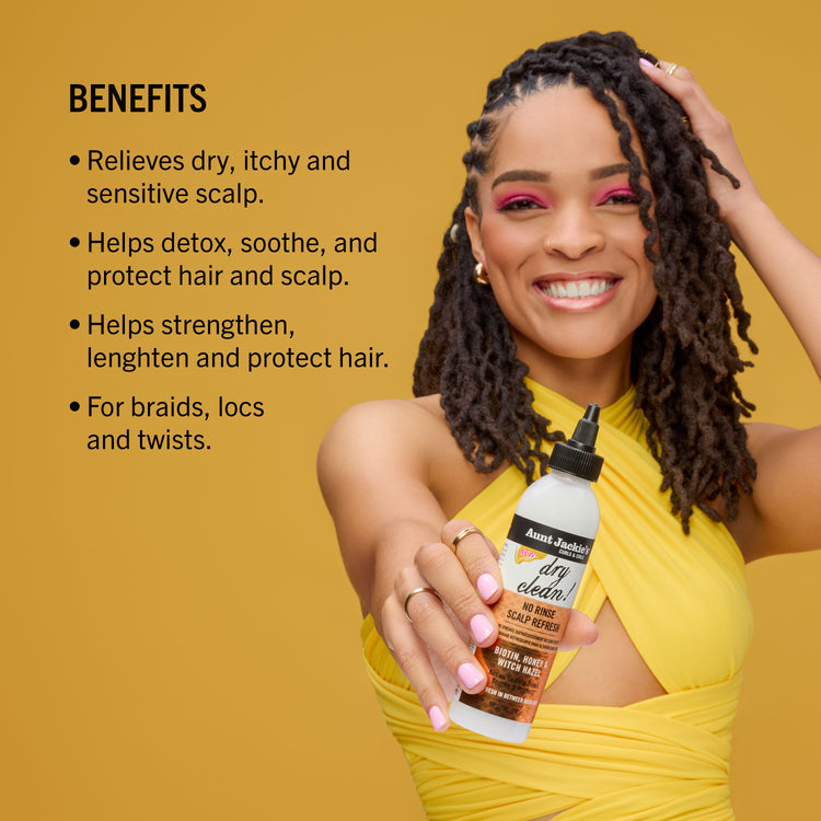 Aunt Jackie's Curls & coils  Dry Clean! No Rinse Scalp Refresh 177ml/5oz