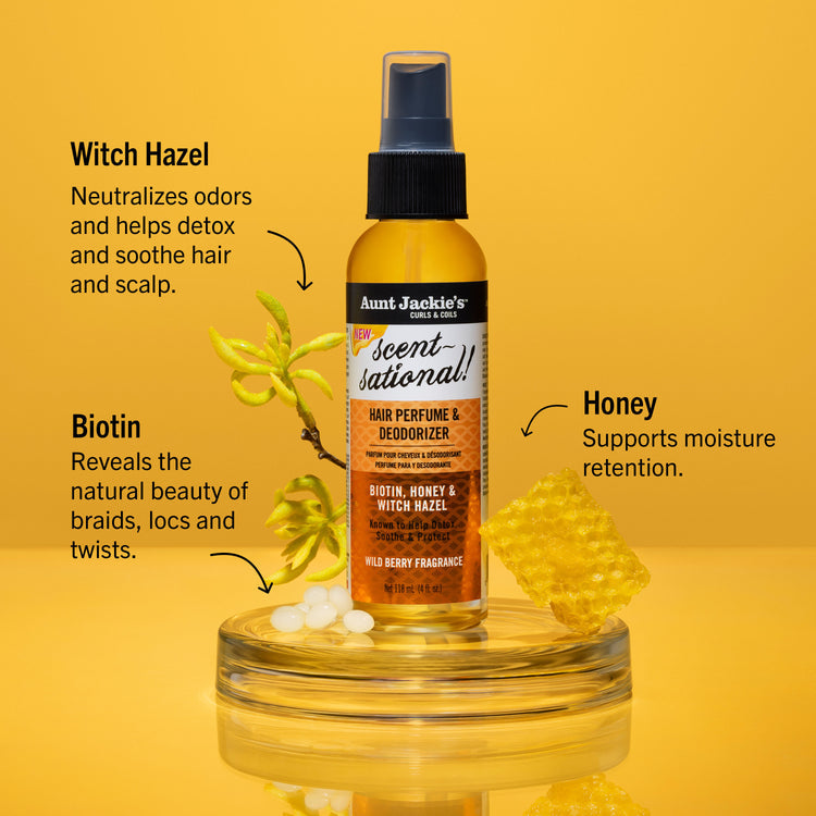 Aunt Jackie's Curls & coils Scent-Sational! Hair Perfume & Deodorizer 118ml/4oz