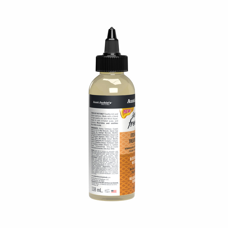 Aunt Jackie's Curls & coils Scratch Free Zone Itch & Tension Treatment Serum 118ml/4oz
