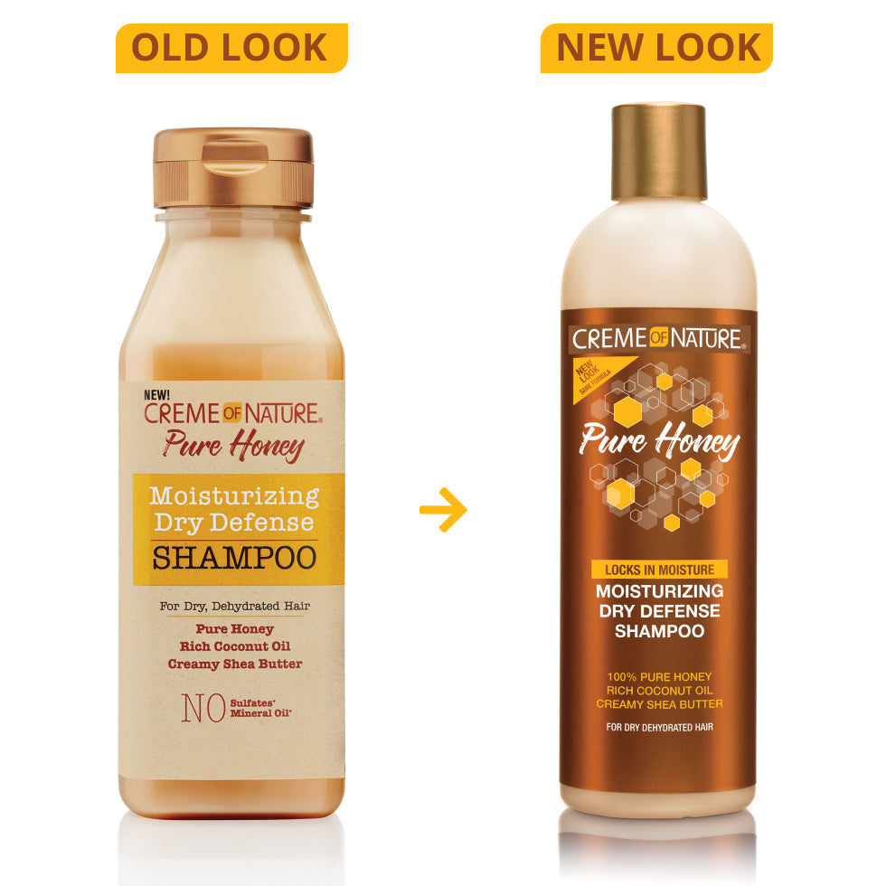 Creme of Nature Pure Honey Moisturizing Dry Defense Shampoo 355ml