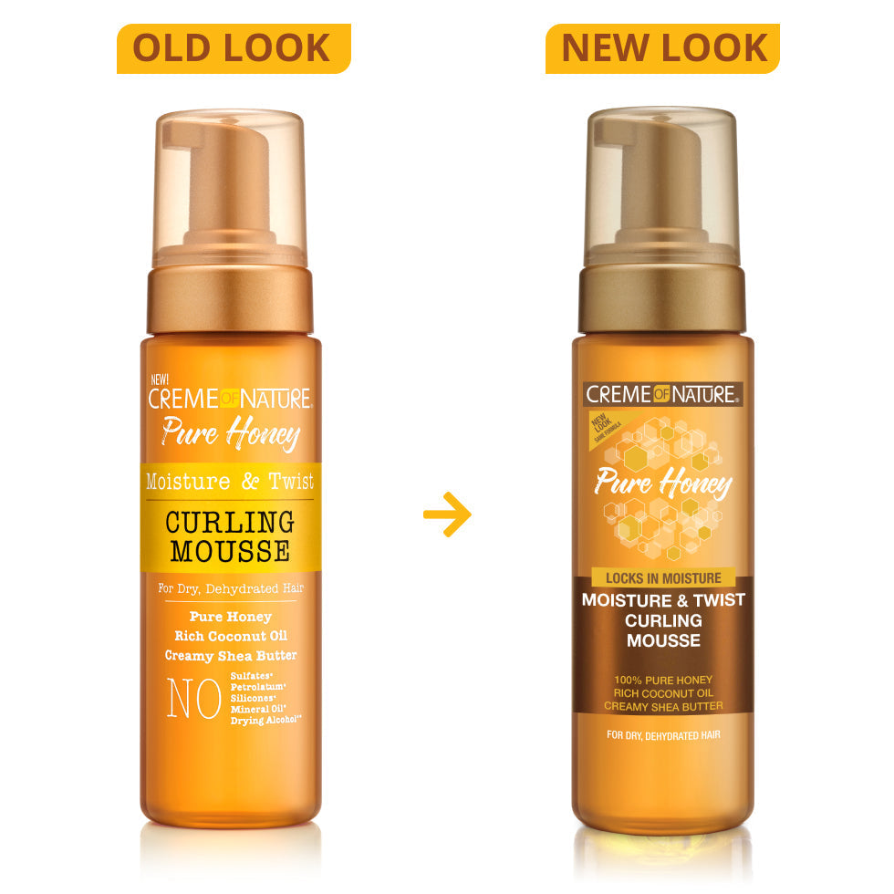 Creme of Nature Pure Honey Moisture & Twist Curling Mousse 207ml/7oz