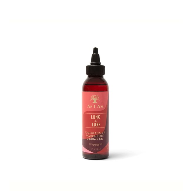 As I Am Long & Luxe Pomegranate & Passion Fruit GroHair Oil for Hair & Scalp  120ml/4oz