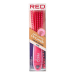 Red By Kiss EZ Glide 7 row non slip Detangling Brush mini