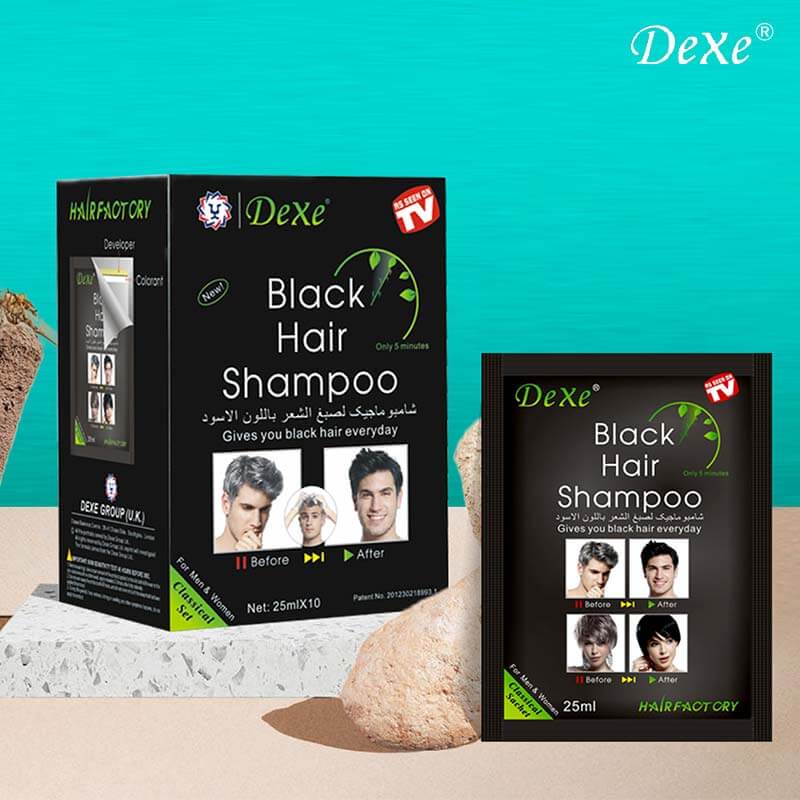 Dexe Black Hair Shampoo 25Mlx10