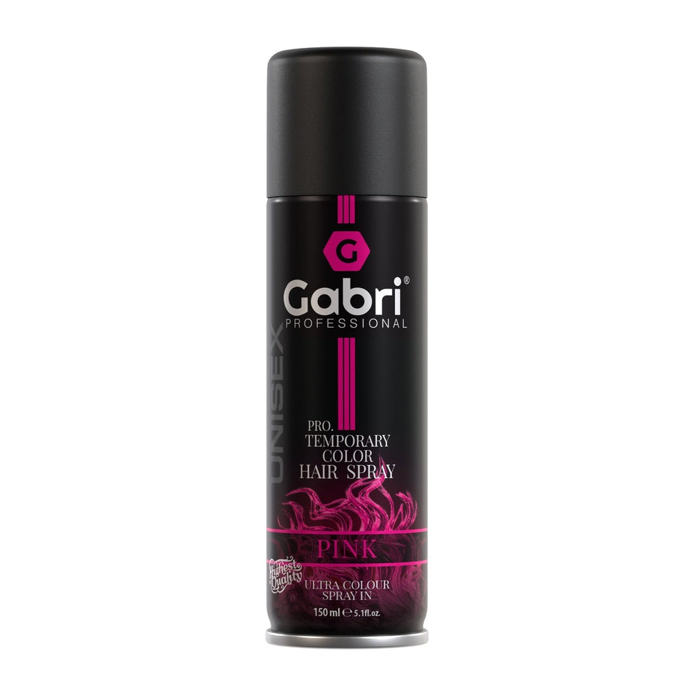 Gabri Professional  Pro Temporary Hair Colour Shimmer Spray Pink 150ml