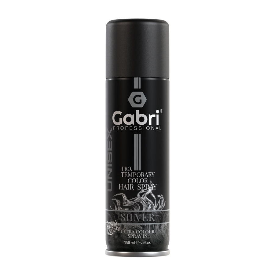 Gabri Professional  Pro Temporary Hair Colour Shimmer Spray Silver 150ml