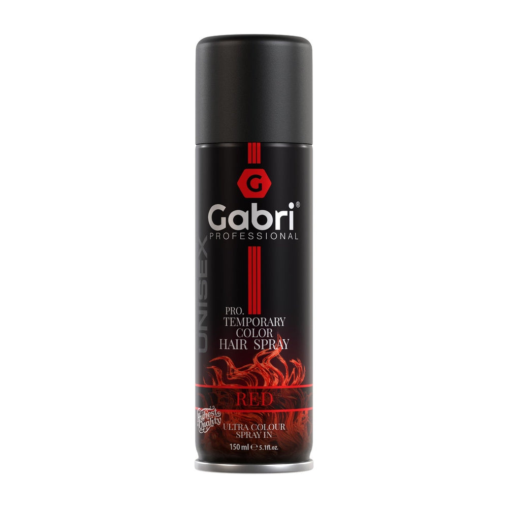 Gabri Professional  Pro Temporary Hair Colour Shimmer Spray Red 150ml