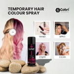 Gabri Professional  Pro Temporary Hair Colour Shimmer Spray Red 150ml