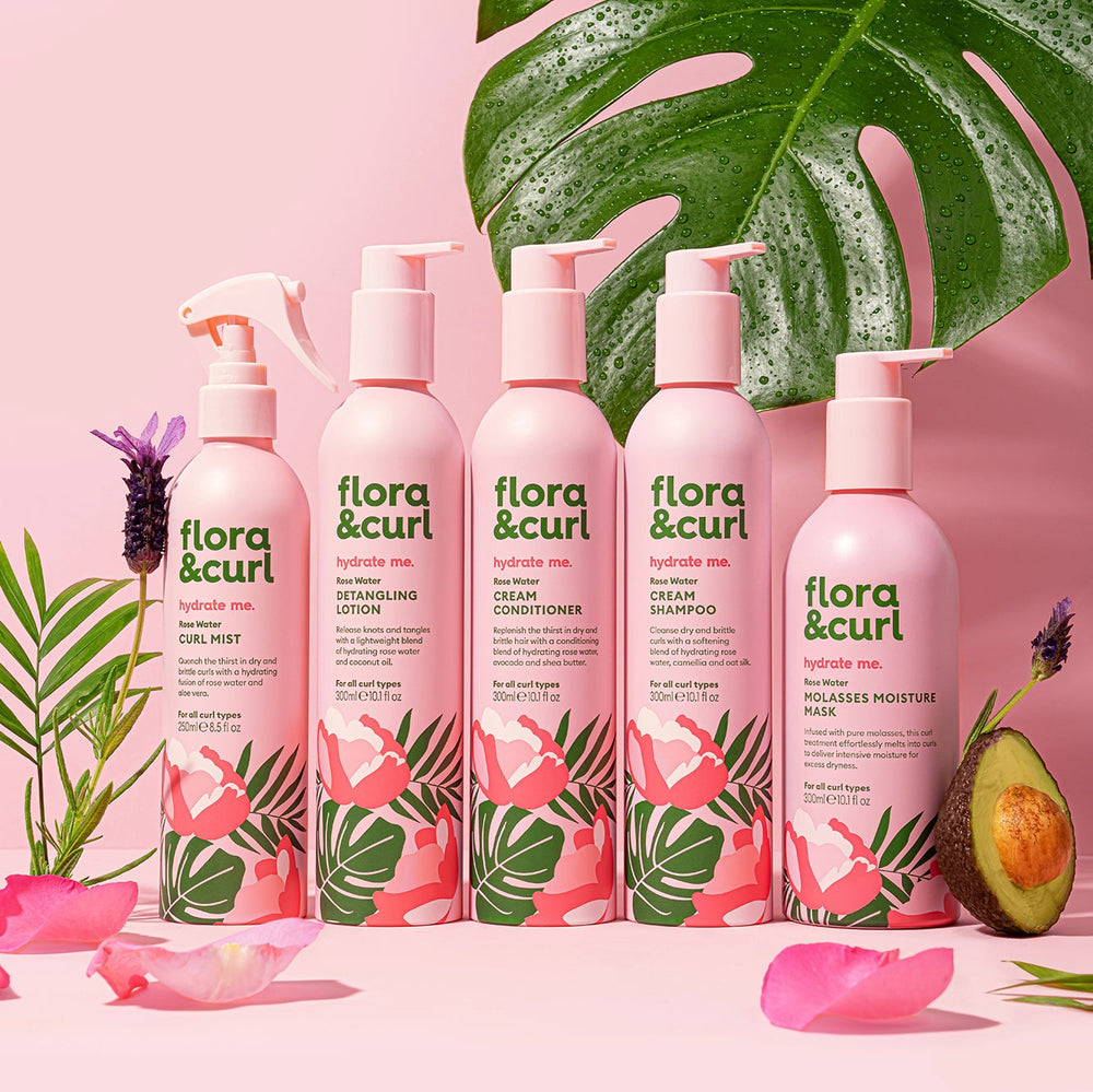 FLORA & CURL HYDRATE ME  Rose Water Curl Mist 250ml