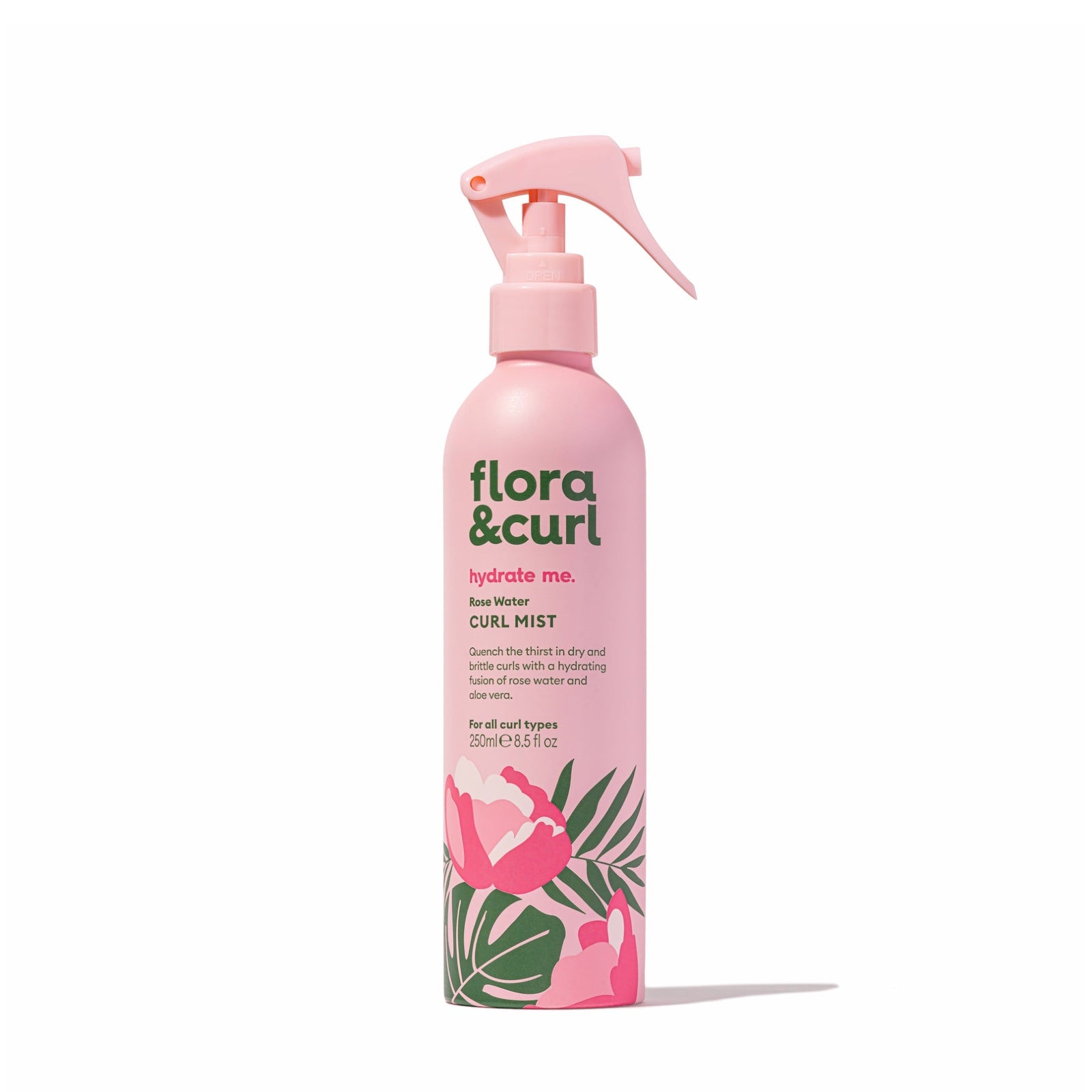 FLORA & CURL HYDRATE ME  Rose Water Curl Mist 250ml