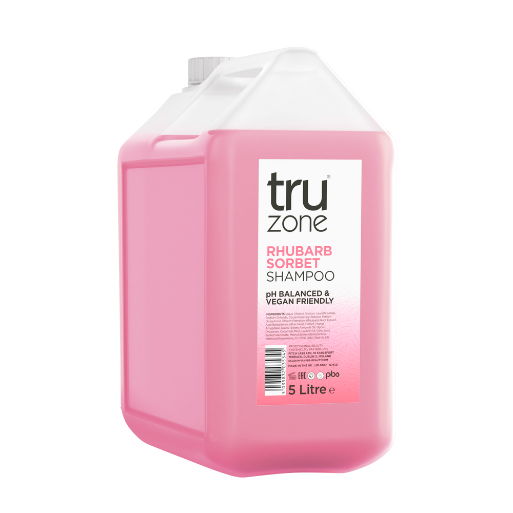 TRUZONE RHUBARB SORBET SHAMPOO 5 LITRE