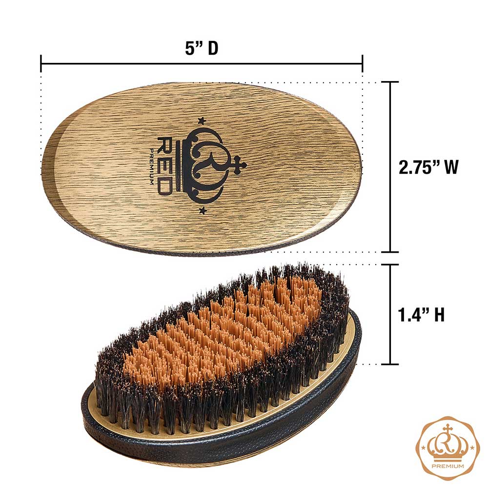 Red By Kiss Bow Wow X Metallic 2-in-1 Boar Brush