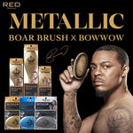 Red By Kiss Bow Wow X Metallic 2-in-1 Boar Brush