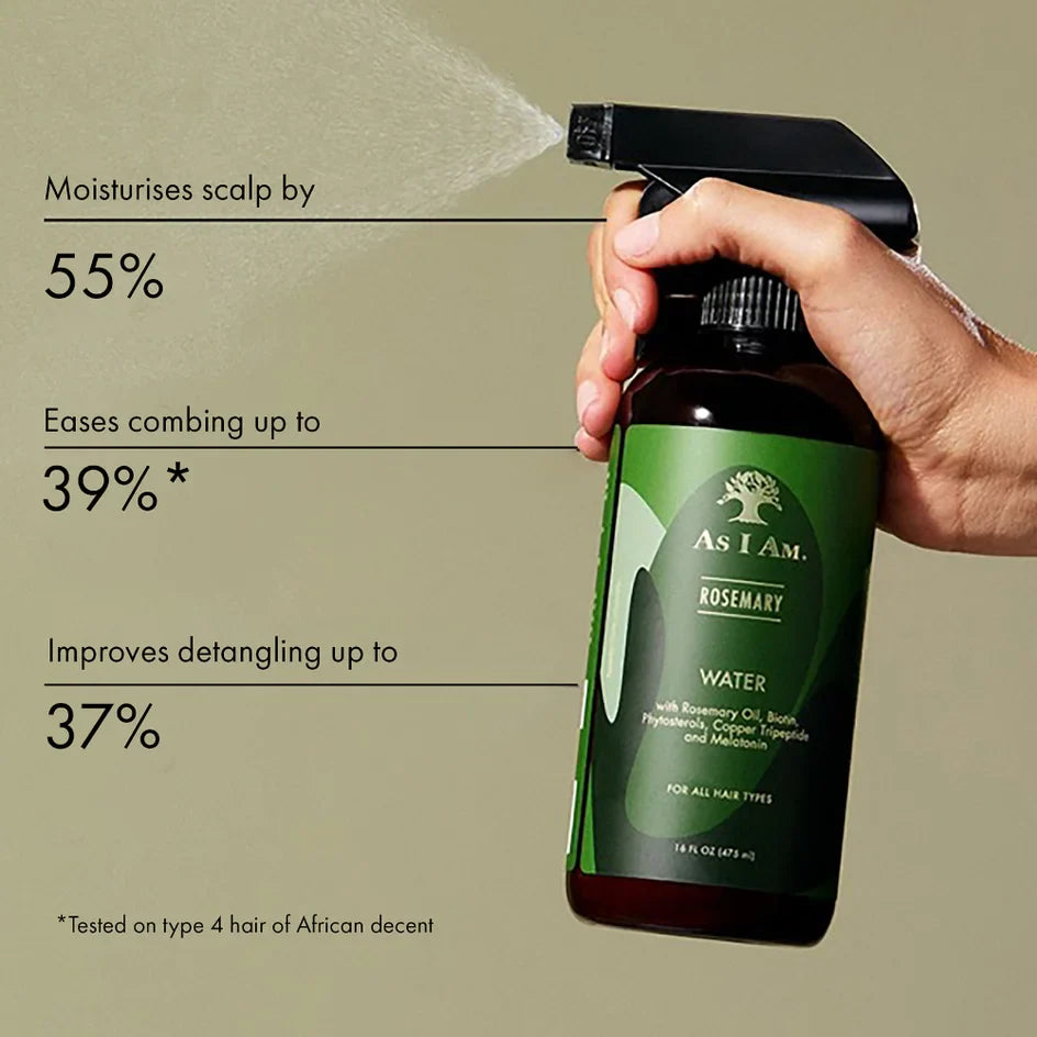 As I Am Rosemary Water for Scalp Refresh & Hydration  475 ml/16oz