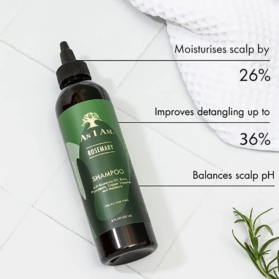 As I Am Rosemary Shampoo 237ml/8oz