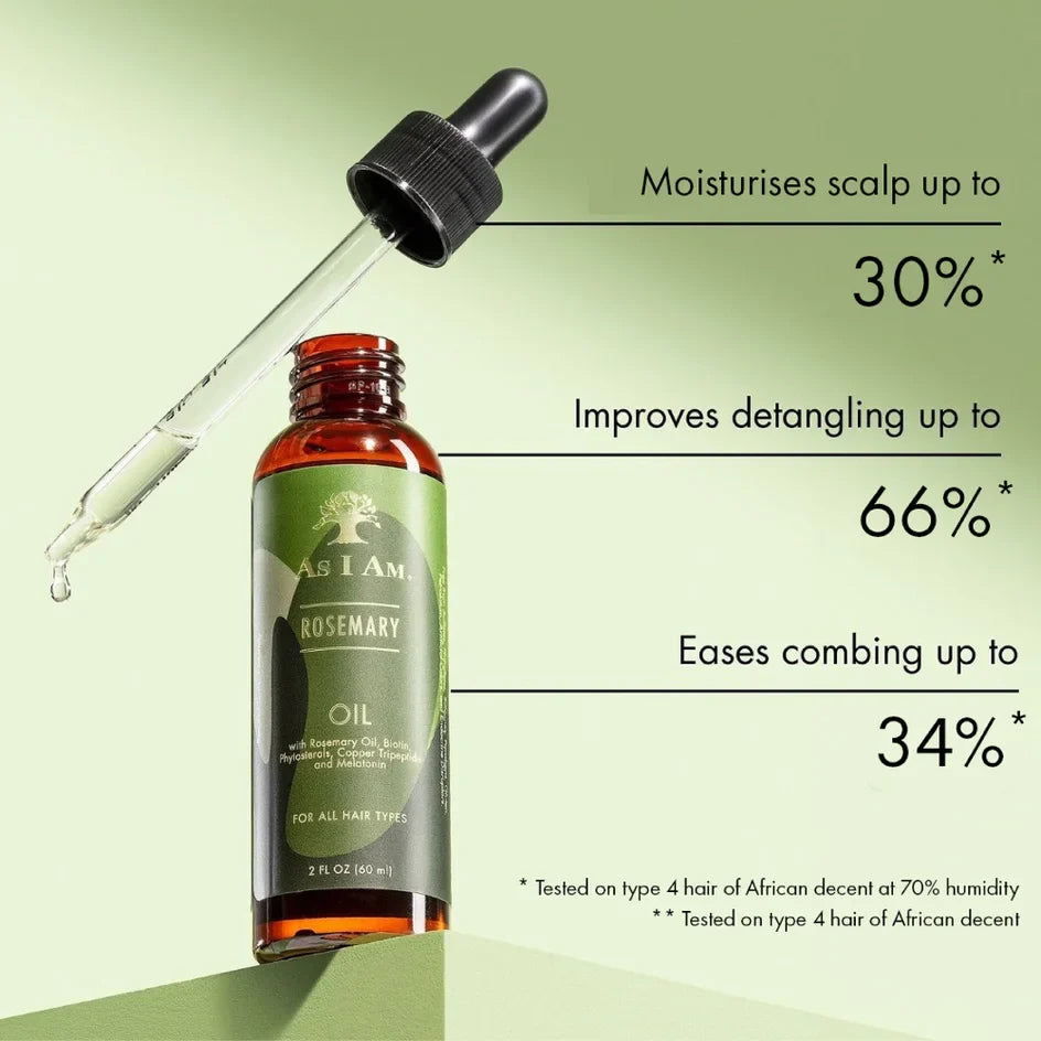 As I Am Rosemary Oil for Scalp & Hair Growth  60ml/2oz