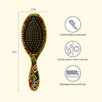 Red By Kiss Oval Designed Brush – Bold Geometric
