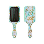 Red By Kiss Square Paddle Designed Brush – Aqua Marble  Wet To Dry Detangling