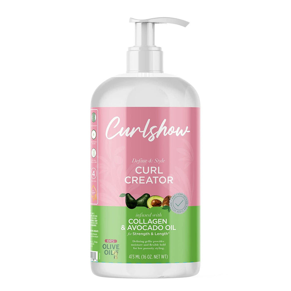 ORS Olive Oil CurlShow Curl Creator Infused with Collagen & Avocado Oil 473ml