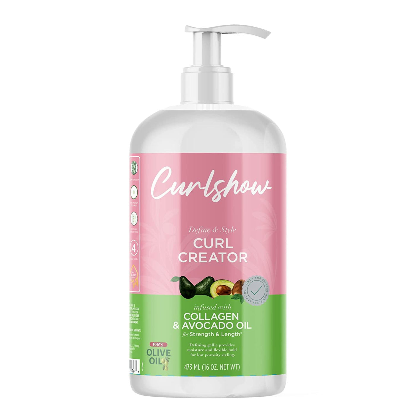 ORS Olive Oil CurlShow Curl Creator Infused with Collagen & Avocado Oil 473ml