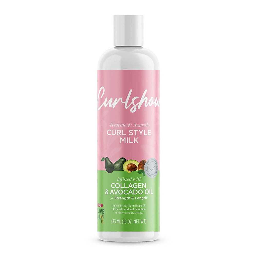 ORS Olive Oil CurlShow Curl Style Milk Infused with Collagen & Avocado Oil 473ml