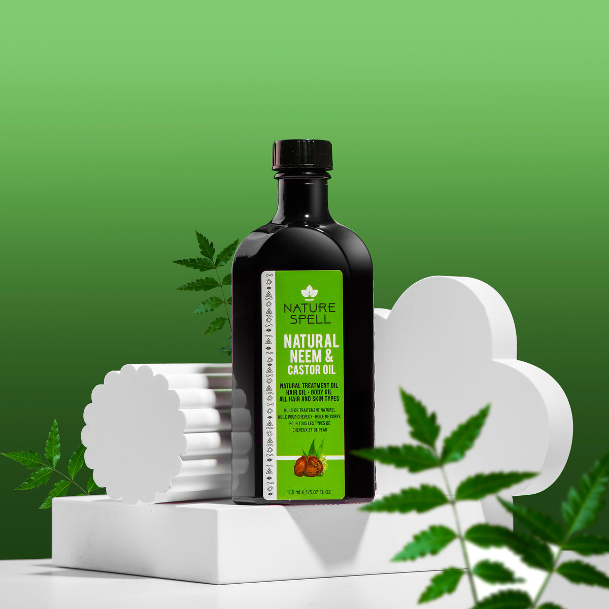 Nature Spell Neem & Castor Oil For Hair & Body