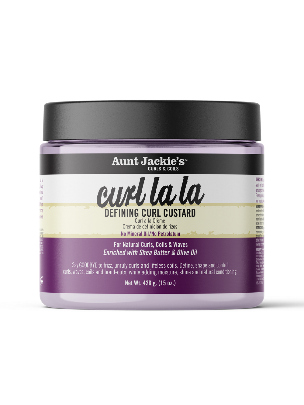 Aunt Jackie's Curls & coils  Curl La La  Defining Curl Custard 426g/15oz