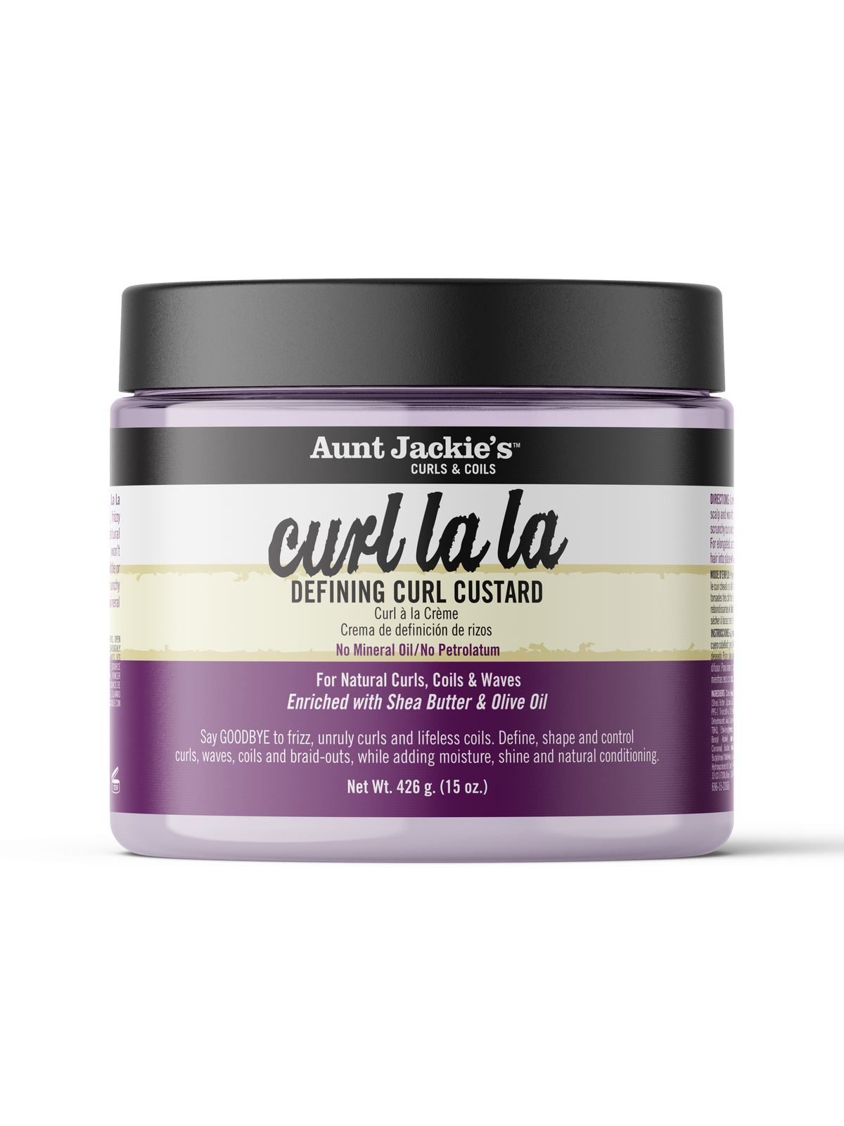 Aunt Jackie's Curls & coils  Curl La La  Defining Curl Custard 426g/15oz