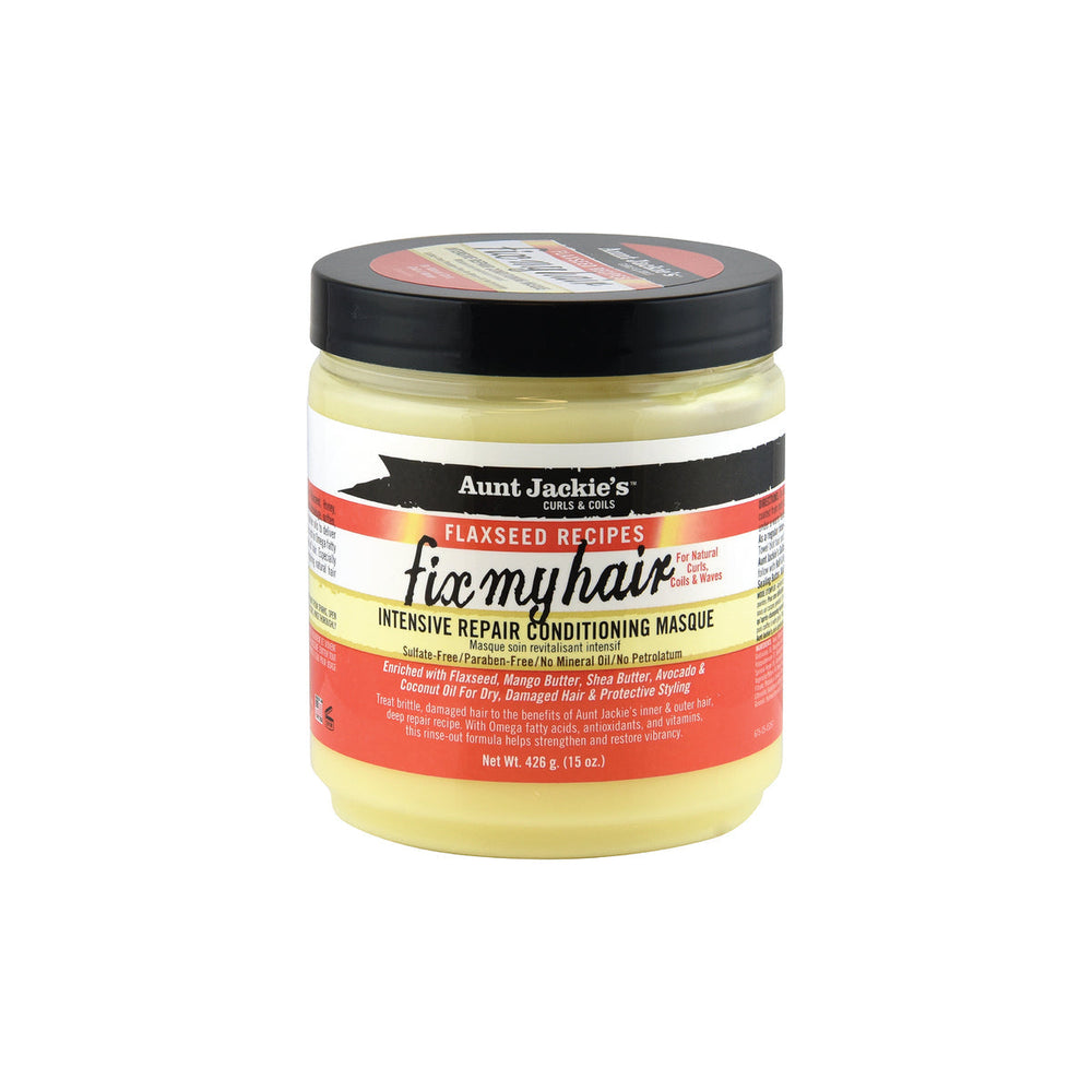 Aunt Jackie's Curls & coils Fix My Hair – Intensive Repair Conditioning Masque 426g/15oz