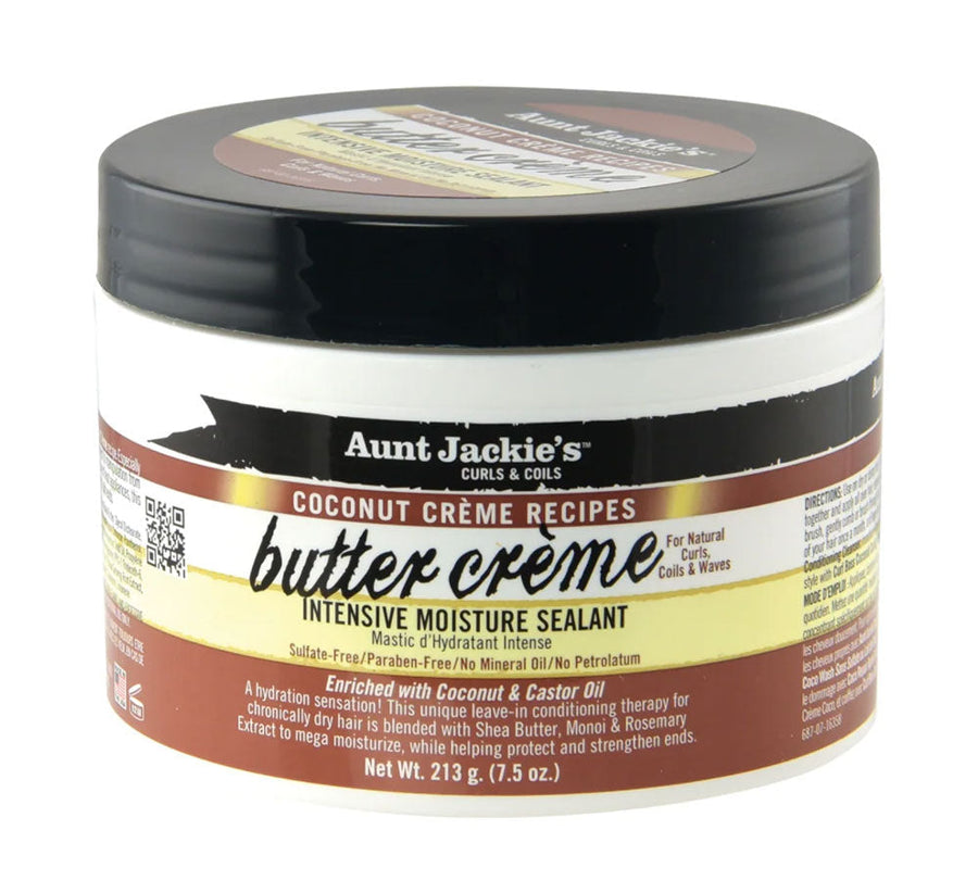 Aunt Jackie's Curls & coils  Butter Crème – Intensive Moisture Sealant 213g/7.5oz