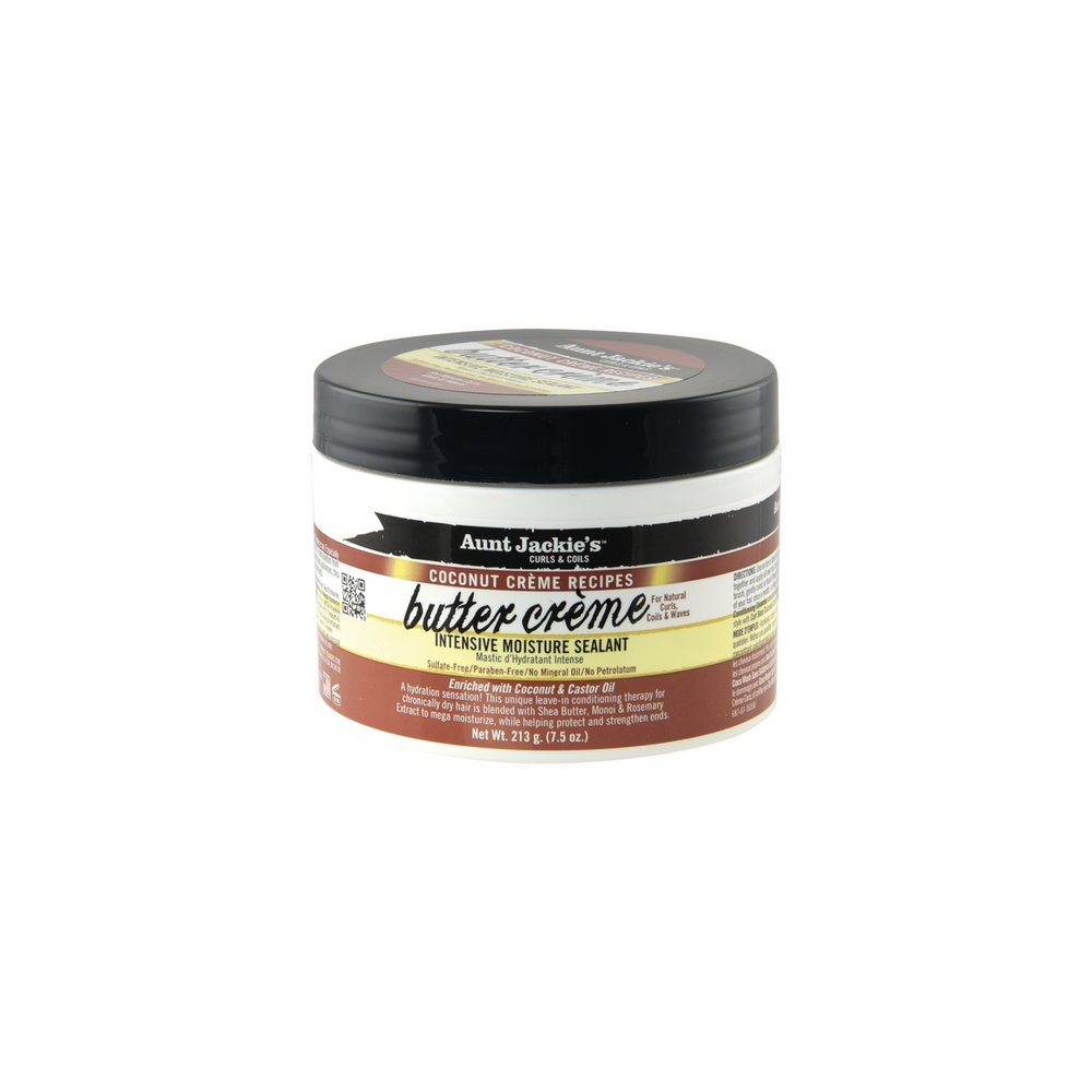 Aunt Jackie's Curls & coils  Butter Crème – Intensive Moisture Sealant 213g/7.5oz