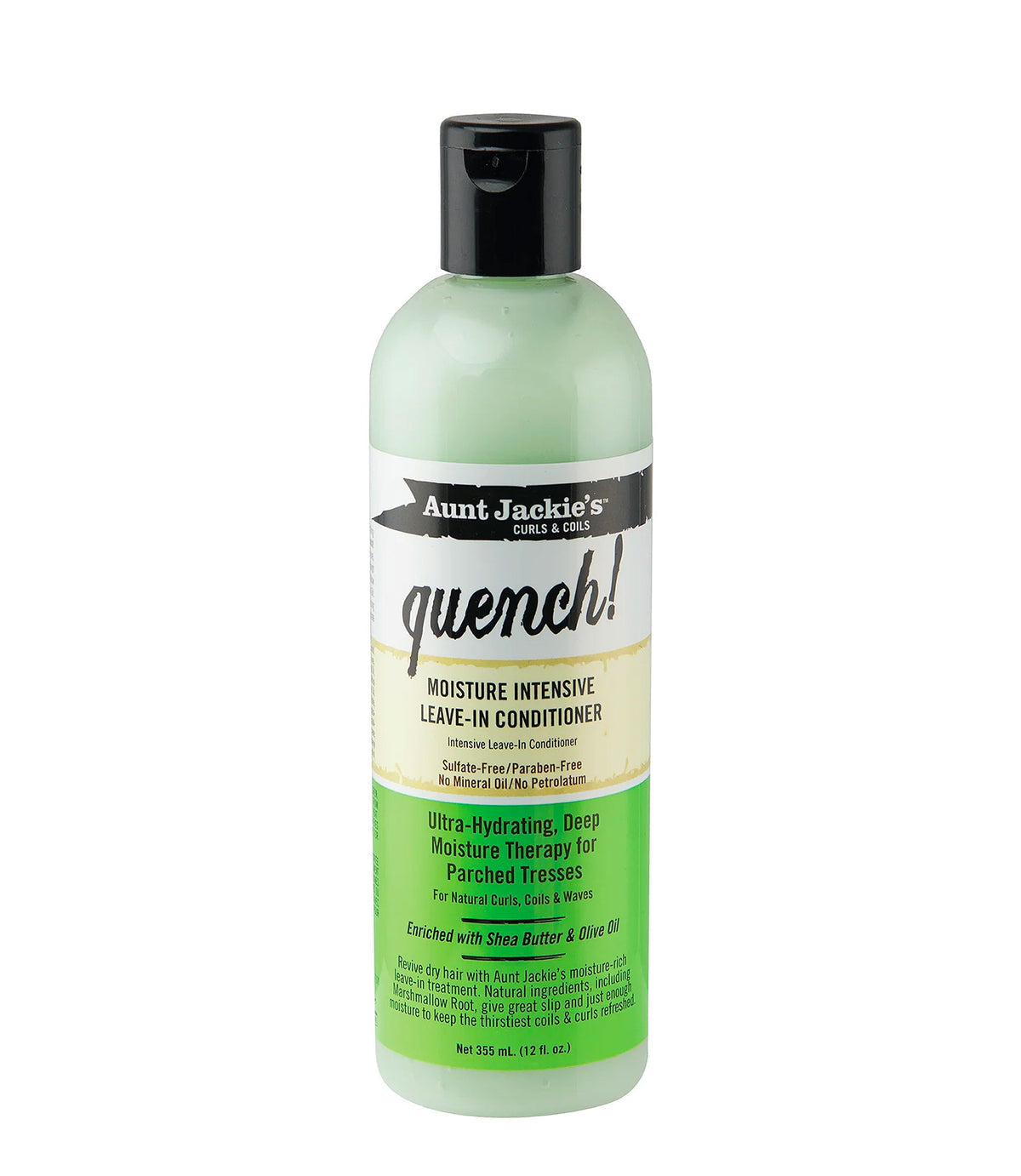 Aunt Jackie's Curls & coils  Quench – Moisture Intensive Leave-In Conditioner 355ml/12oz