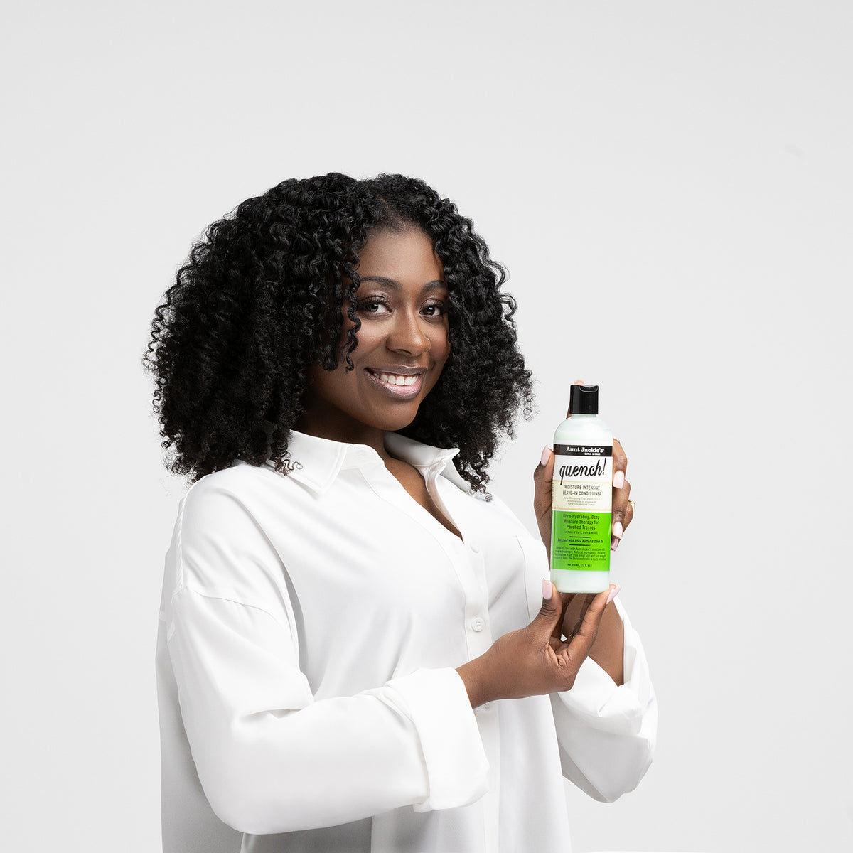 Aunt Jackie's Curls & coils  Quench – Moisture Intensive Leave-In Conditioner 355ml/12oz
