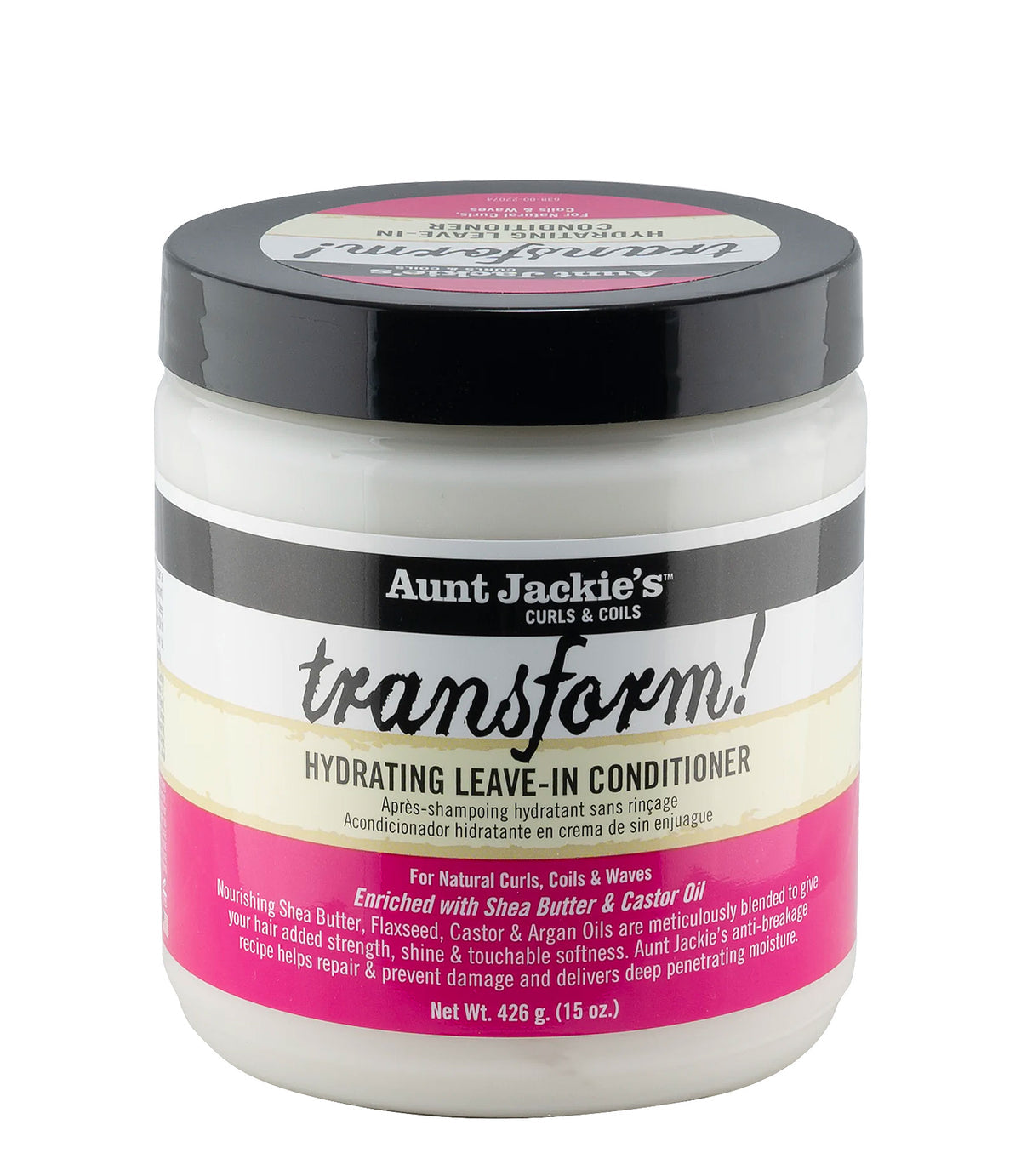 Aunt Jackie's Curls & coils  Transform! Hydrating Leave-in Conditioner 426g/15oz