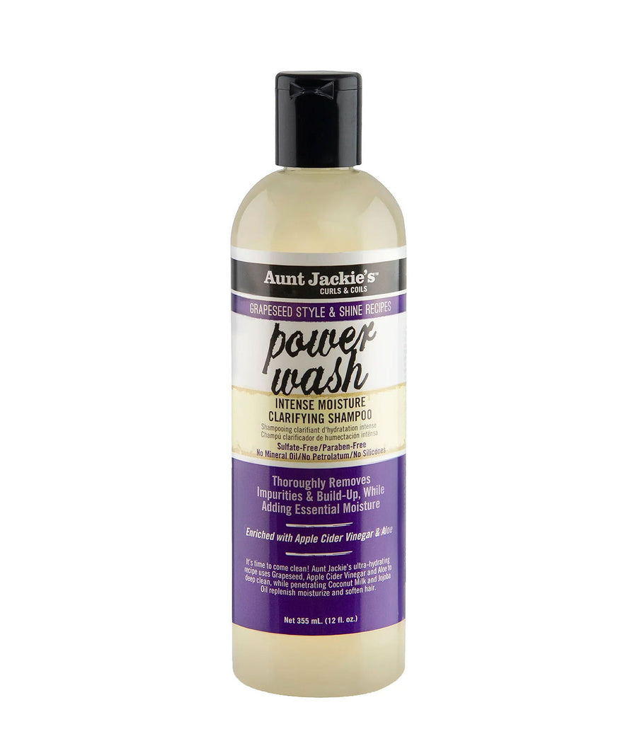 Aunt Jackie's Curls & coils   Power Wash Intense Moisture Clarifying Shampoo 355ml/12oz