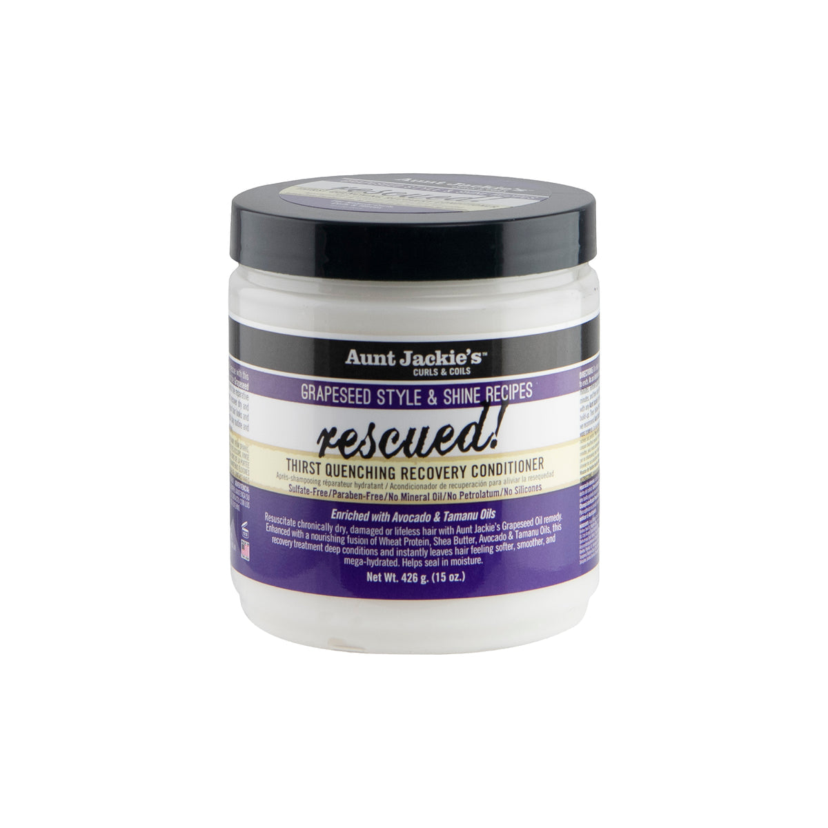 Aunt Jackie's Curls & coils  Rescued! Thirst Quenching Recovery Conditioner 426g/15oz