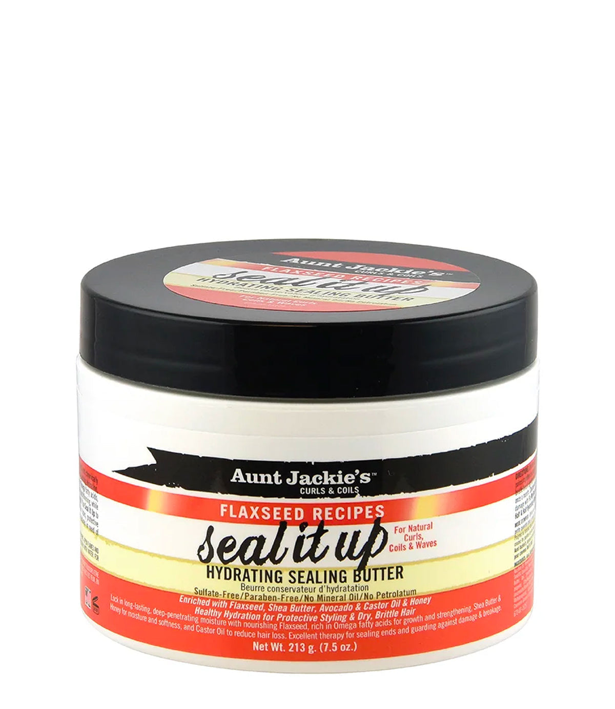 Aunt Jackie's Curls & coils  Seal It Up – Hydrating Sealing Butter 213g/7.5oz