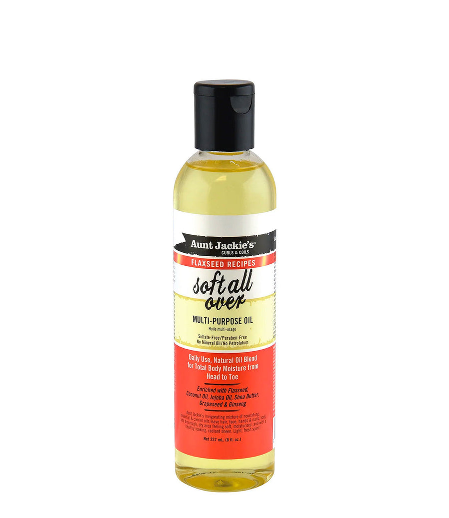 Aunt Jackie's Curls & coils   Soft All Over – Multi-purpose Oil 237ml/8oz