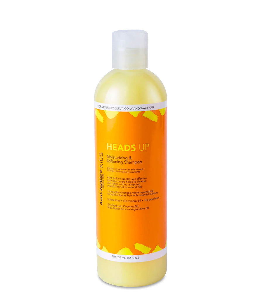 Aunt Jackie's Curls & coils kids Heads Up – Moisturizing & Softening Shampoo 355ml/12oz