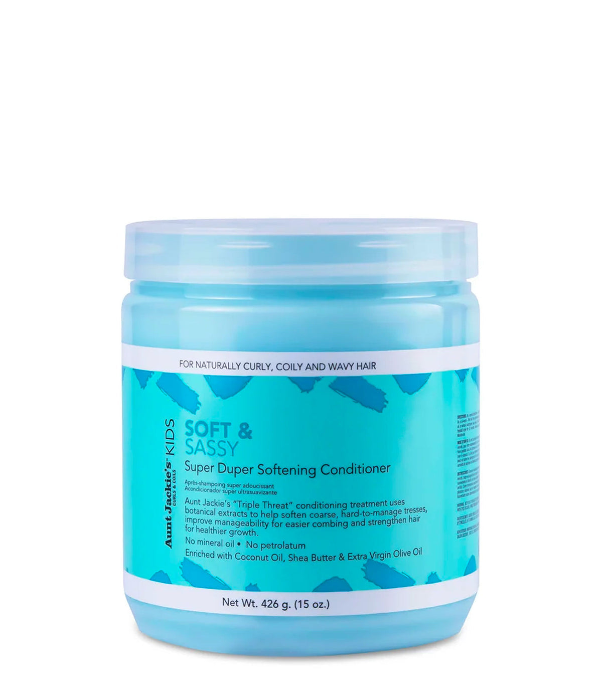 Aunt Jackie's Curls & coils Kids Soft & Sassy  Super Duper Softening Conditioner 426g/15oz